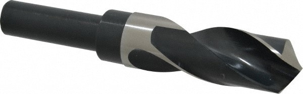 Reduced Shank Drill Bit: 1-1/8'' Dia, 3/4'' Shank Dia, 118 , High Speed Steel