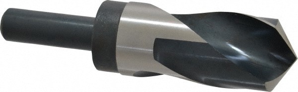 Reduced Shank Drill Bit: 1-5/8'' Dia, 3/4'' Shank Dia, 118 , High Speed Steel