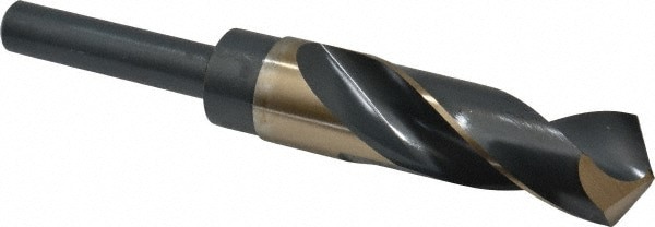 Reduced Shank Drill Bit: 31/32'' Dia, 1/2'' Shank Dia, 118 , Cobalt