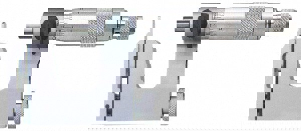 0 to 25 mm Range, Carbide Face, Satin Chrome Coated, Mechanical Multi Anvil Micrometer