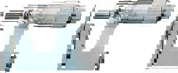 25 to 50 mm Range, Carbide Face, Satin Chrome Coated, Mechanical Multi Anvil Micrometer