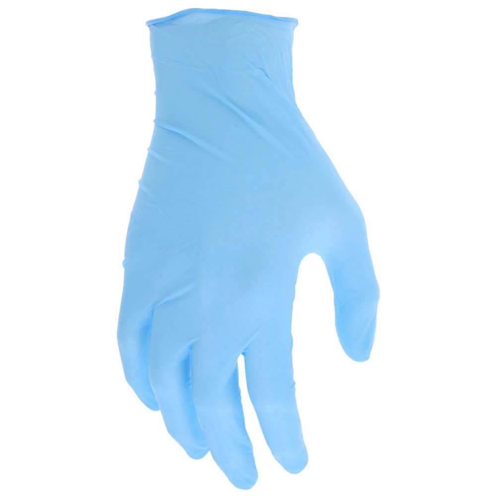 Disposable Glove: Series Nitrishield, Size Medium, 4.0 mil, Not Coated, Nitrile, Food Grade, Powder-Free