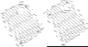 Left Hand Bottom Basin Rack Stainless Steel
