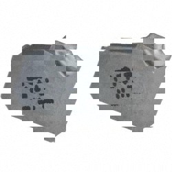 Cutoff Insert: GFR3JS-6D IC328, Carbide, 3 mm Cutting Width