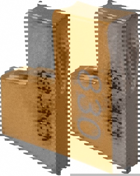 Cutoff Insert: TAGN2J IC830, Carbide, 2 mm Cutting Width