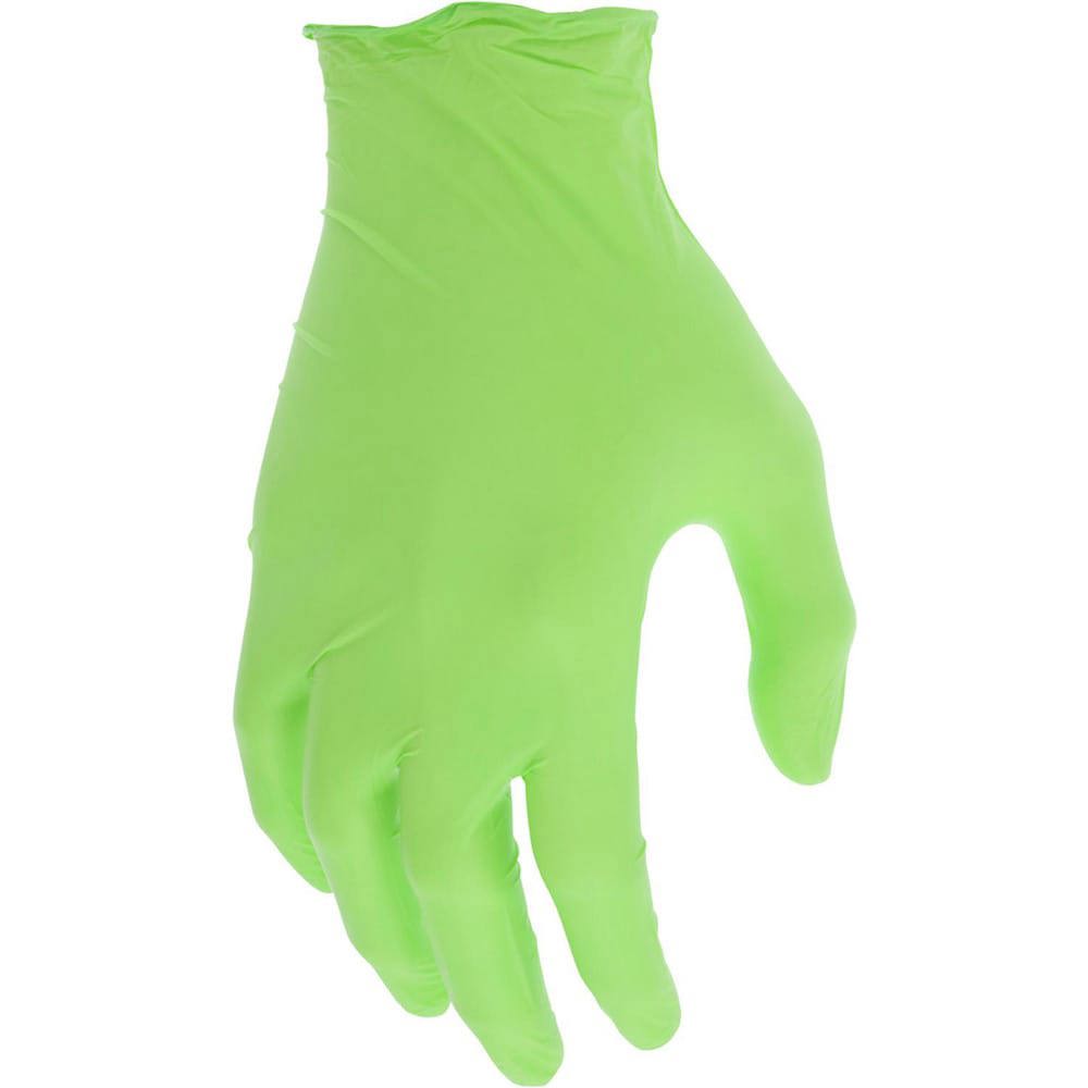 Disposable Glove: Series NitriShield, Size 2X-Large, 3.5 mil, Nitrile, Food Grade, Powder-Free, No