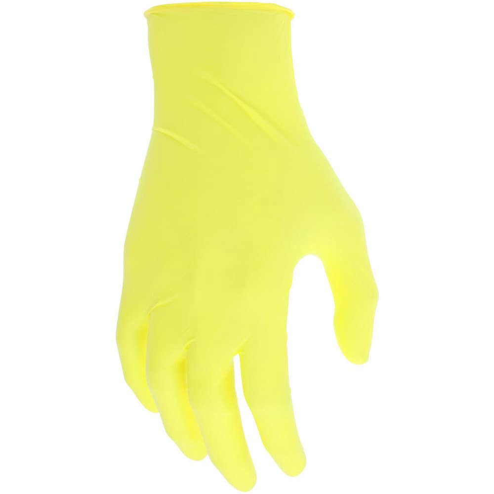 Disposable Glove: Series NitriShield, Size X-Large, 3.5 mil, Nitrile, Food Grade, Powder-Free, No