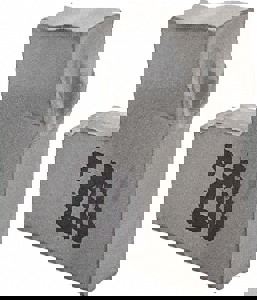 Cutoff Insert: TAGN2J IC20, Carbide, 2 mm Cutting Width