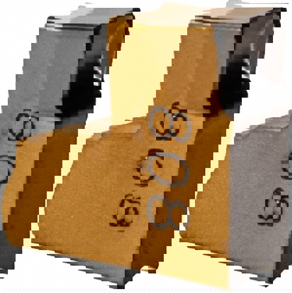 Cutoff Insert: TAGN3MF IC808, Carbide, 3 mm Cutting Width