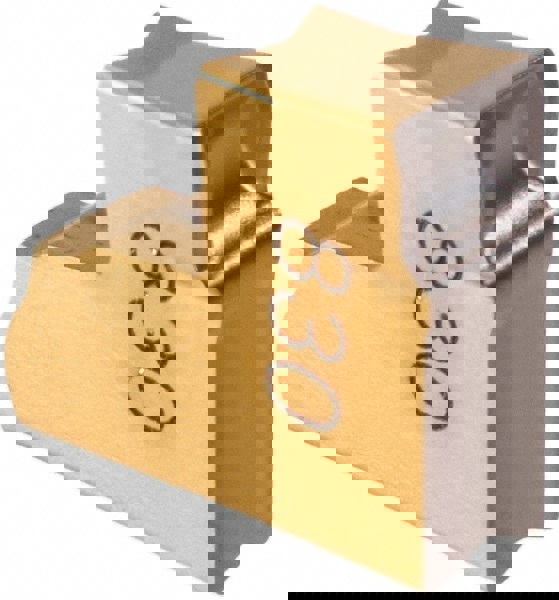 Cutoff Insert: TAGN3MF IC830, Carbide, 3 mm Cutting Width