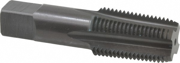 Standard Pipe Tap: 1/2-14, NPT, Semi Bottoming, 4 Flutes, High Speed Steel, Nitride Finish