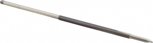 Extension Tap: 6-32, 2 Flutes, H3, Bright/Uncoated, High Speed Steel, Spiral Point
