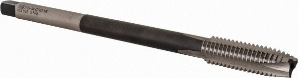 Extension Tap: 7/16-14, 3 Flutes, H3, Bright/Uncoated, High Speed Steel, Spiral Point