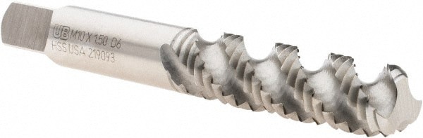 Spiral Flute Tap: M10 x 1.50, Metric Coa