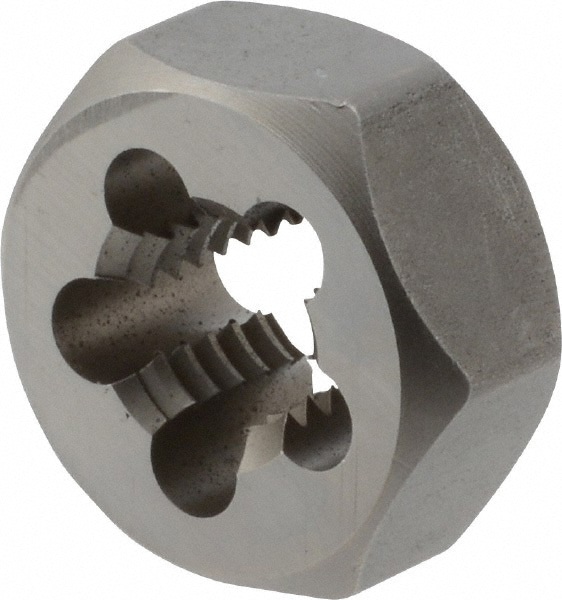 Hex Rethreading Die: 1/2-13 Thread, Righ