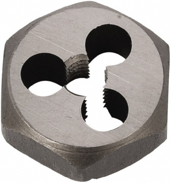 Hex Rethreading Die: M9 x 1.25 Thread, Right Hand, Steel