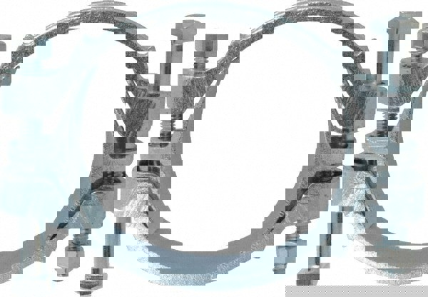 Double Bolt Clamp: Plated Iron