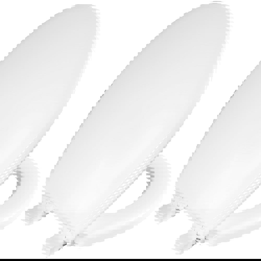 Toilet Seats; Type: Standard; Closed ; Style: Round ; Material: Enameled Wood ; Color: White ; Outside Width: 14.375in (Inch); Inside Width: 8.3130in (Inch)