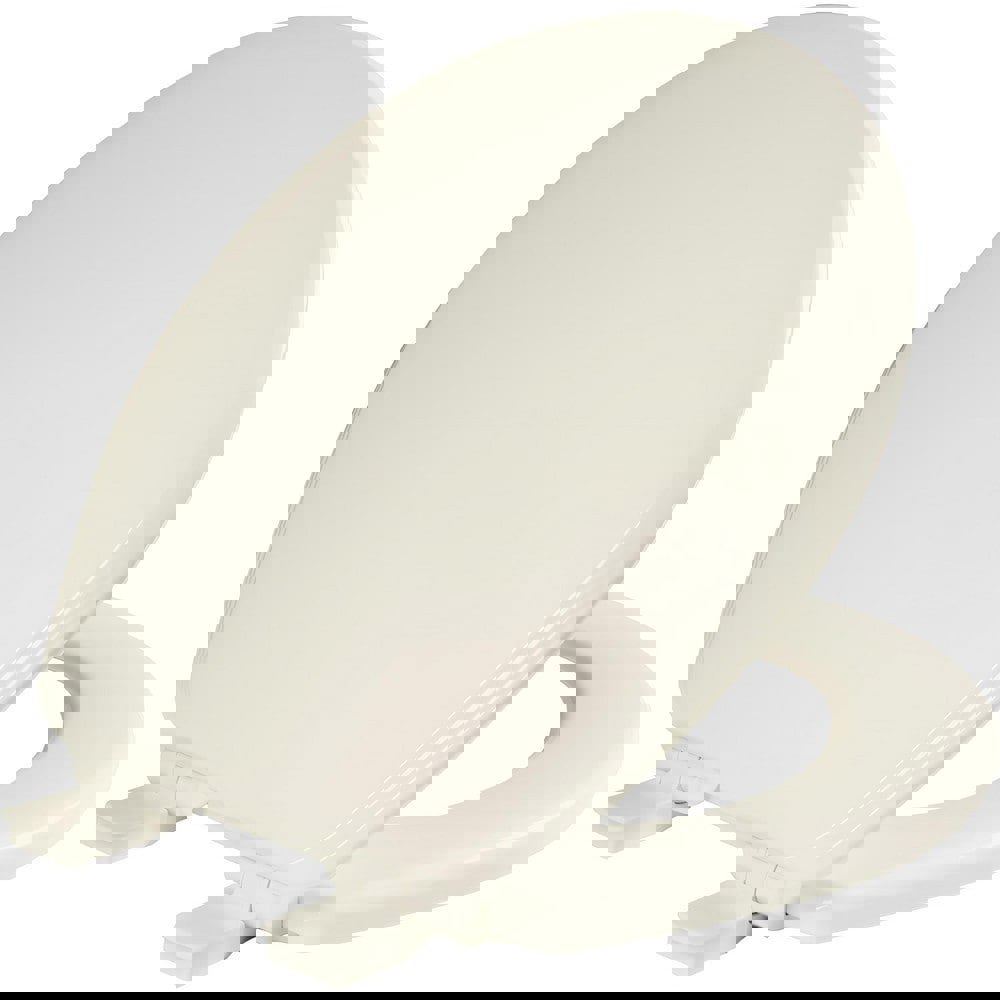 Toilet Seats; Type: Standard; Closed ; Style: Round ; Material: Enameled Wood ; Color: Biscuit ; Outside Width: 14.375in (Inch); Inside Width: 8.3130in (Inch)