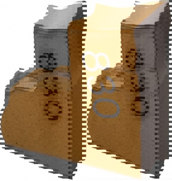 Cutoff Insert: TAGR3C6D IC830, Carbide, 3 mm Cutting Width