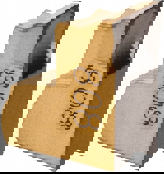 Cutoff Insert: TAGR4C4D IC808, Carbide, 4.05 mm Cutting Width