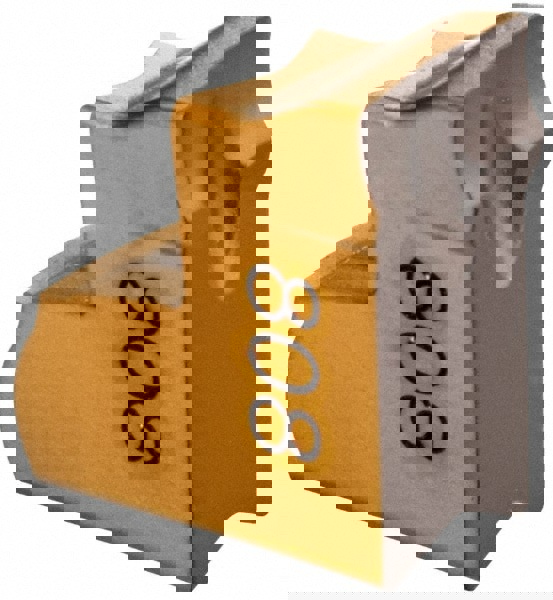 Cutoff Insert: TAGR4J4D IC808, Carbide, 4 mm Cutting Width