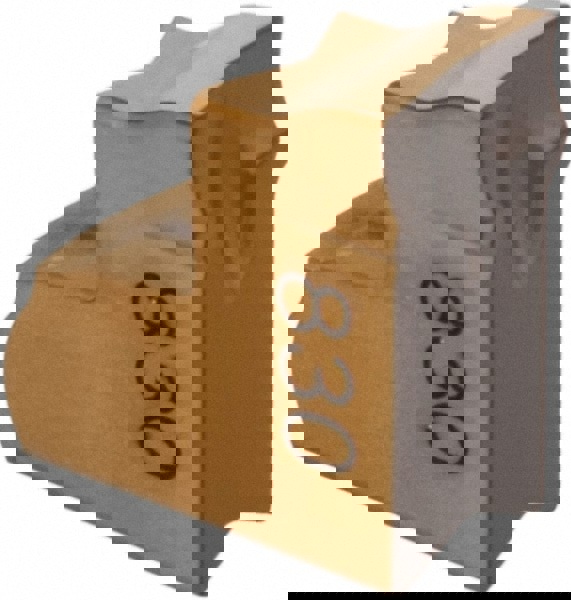 Cutoff Insert: TAGR4J4D IC830, Carbide, 4 mm Cutting Width