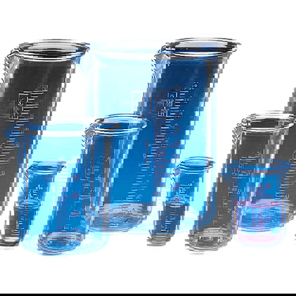 Beakers & Pipettes; Beaker Type: Graduated Beaker ; Volume Capacity: 500.0ml ; Material: Polymethylpentene ; Maximum Temperature: 392F ; Labware Transparency: Transparent ; Graduations: Yes