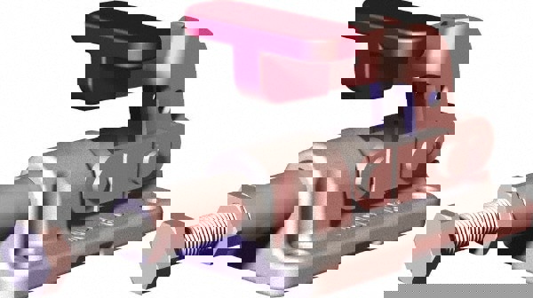 Standard Straight Line Action Clamp: 562.02 lb Load Capacity, 0.7