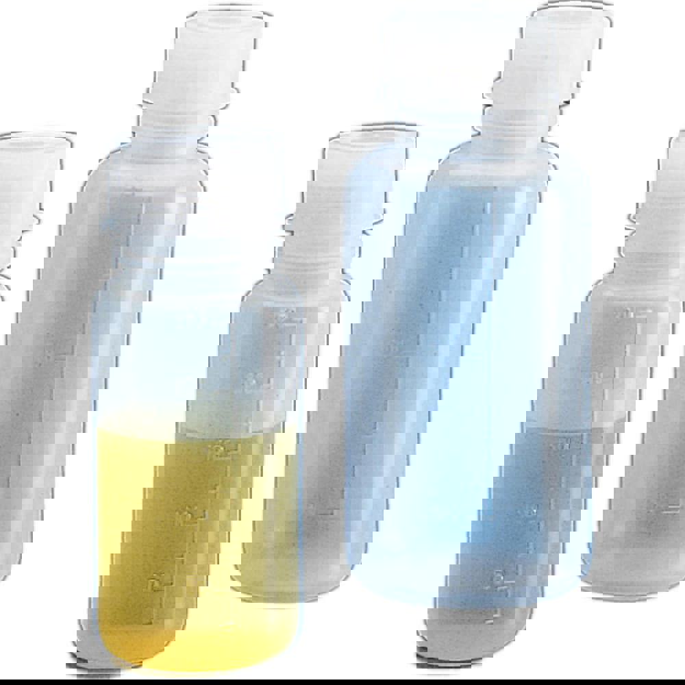 Jars, Bottles & Jugs; Container Type: Wide-Mouth Bottle ; Body Material: LDPE ; Material Family: Plastic ; Body Color: Clear ; Color: Clear ; Volume Capacity: 100 mL