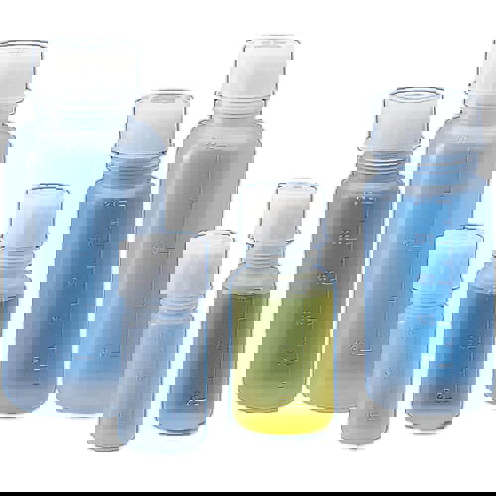 Jars, Bottles & Jugs; Container Type: Wide-Mouth Bottle ; Body Material: Polypropylene ; Material Family: Plastic ; Body Color: Clear ; Color: Clear ; Volume Capacity: 2000 mL