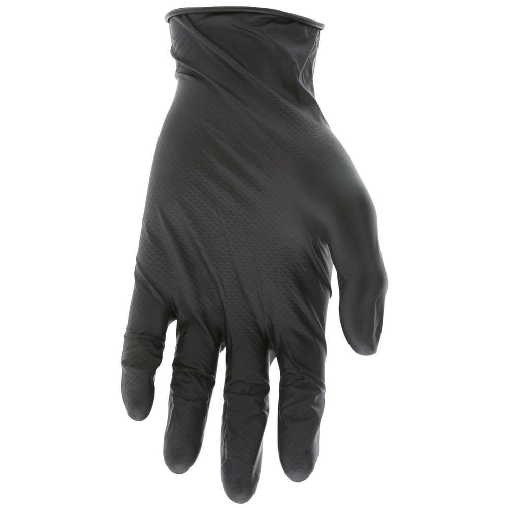 Disposable Glove: Series Nitrishield, Size Medium, 6.0 mil, Not Coated, Nitrile, General Purpose Grade, Powder-Free