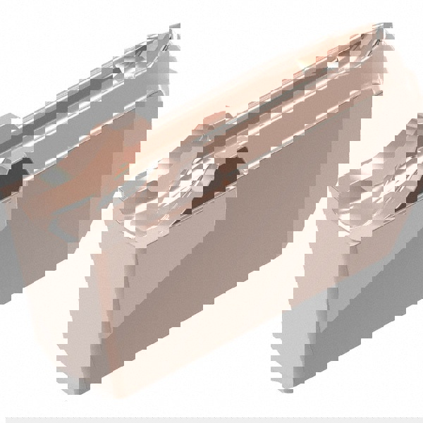 Cutoff Insert: EC020M02N00CF02, Carbide, 2 mm Cutting Width