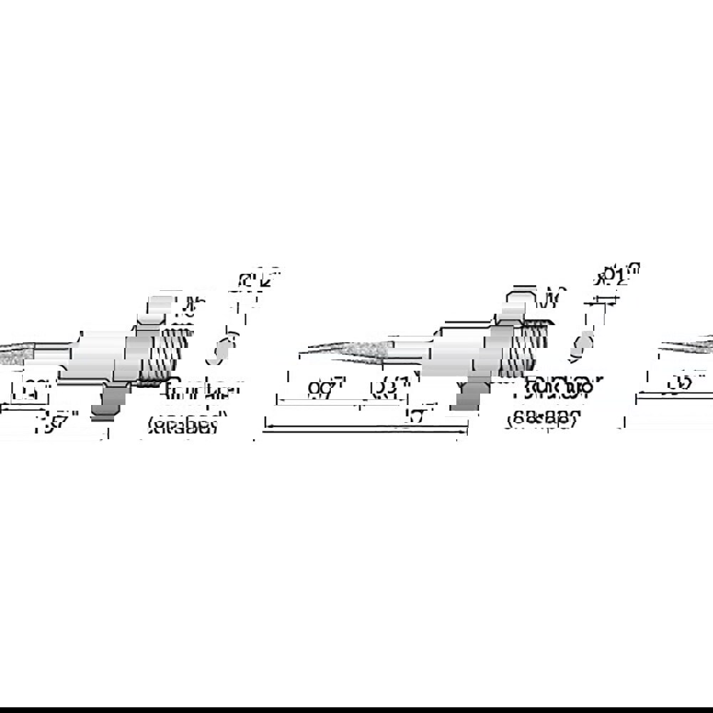 Rotary & Multi-Tool Accessories; Accessory Type: Electroplated Diamond File ; For Use With: SHEENUS ZERO ; Number Of Pieces: 1 ; Additional Information: 3x17mm; 200g; Round
