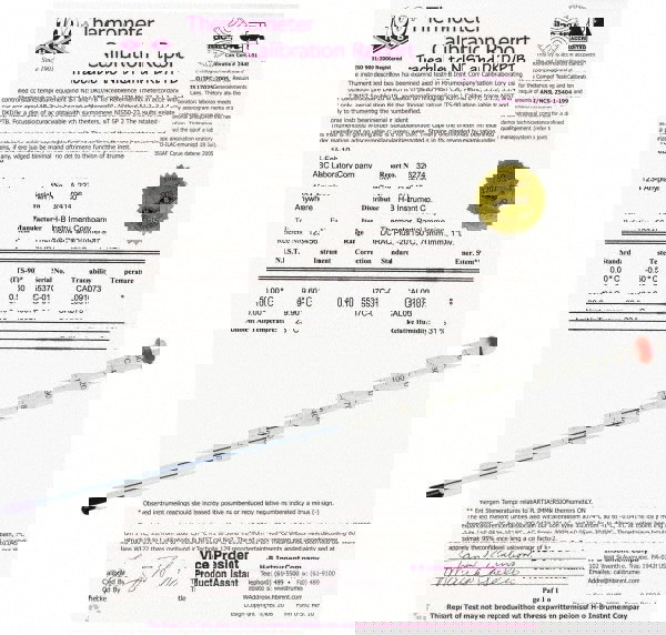 -20 to 110&deg;C, Organic Filled Precision Thermometer