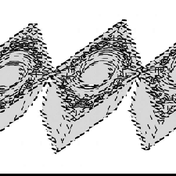 Milling Insert: SDET1204PDSRGB, KCSM40, Solid Carbide