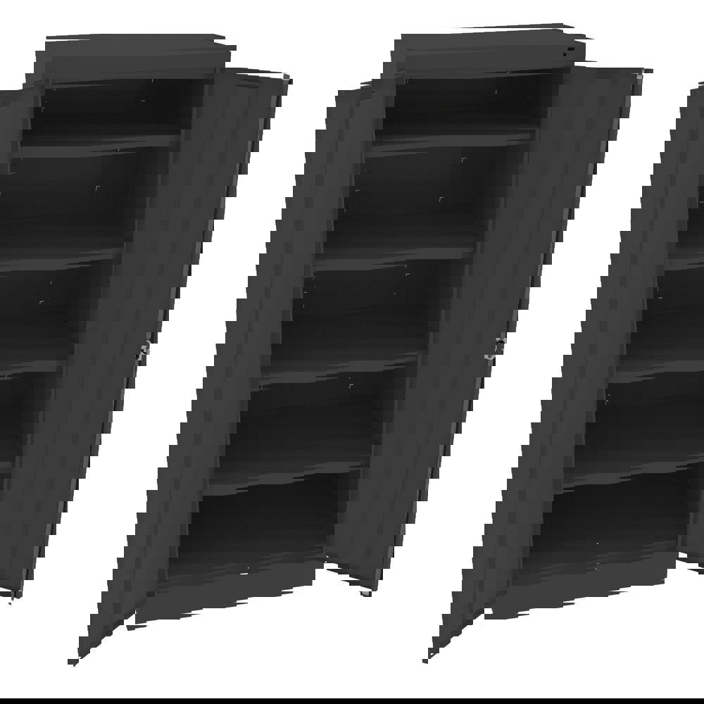 Storage Cabinets; Cabinet Type: Storage ; Cabinet Material: Steel ; Cabinet Door Style: Solid ; Locking Mechanism: Keyed ; Assembled: Yes ; UNSPSC Code: 56101530