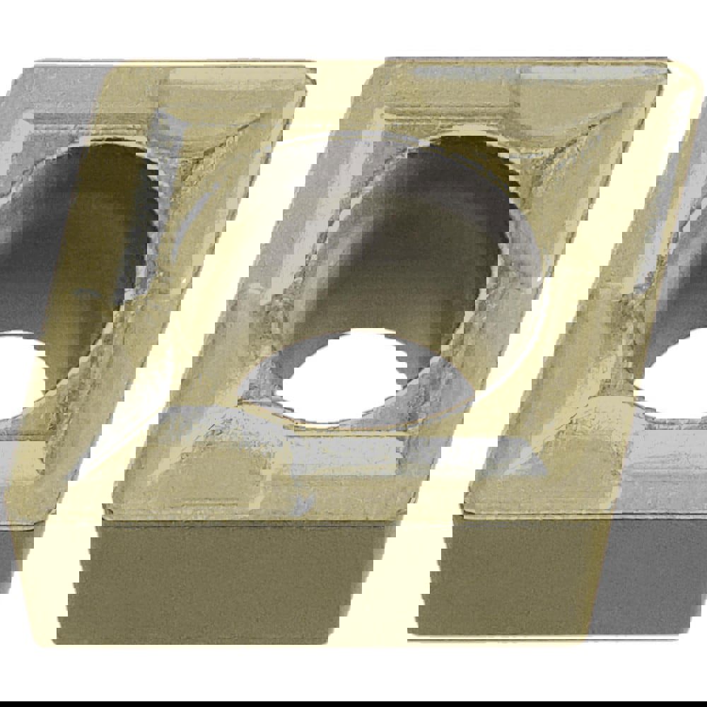 Turning Inserts; Insert Style: CCMT ; ANSI Size Code: 32.51 ; ISO Size Code: 09T304 ; Insert Shape: C - Diamond (Rhombic) 80-Deg ; Included Angle: 80 ; Inscribed Circle (Inch): 3/8