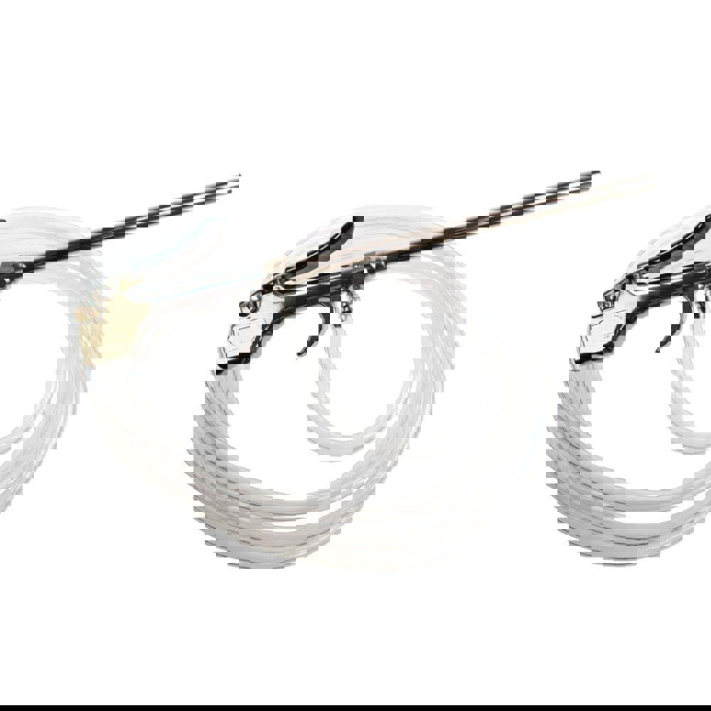 Air Blow Gun: Safety Extension Tube with Siphon Spray, Thumb Lever