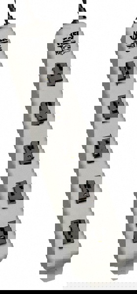 Power Outlet Strips; Amperage: 15 A; Amperage: 15 A; Voltage: 120 V; Number of Outlets: 5; Number Of Outlets: 5; Mounting Type: Free Hanging; Keyhole; Strip Length: 7.3800 in; Cord Length: 6 ft; Voltage: 120 V; Strip Length (Inch): 7.3800; Strip Length (m