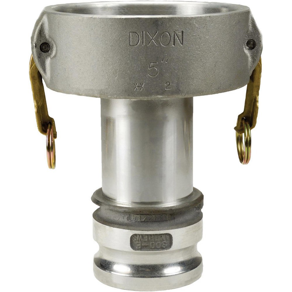 Suction & Discharge Hose Couplings; Type: 6 x 3 Type DA Jump Size Coupling ; Coupling Type: Cam & Groove ; Coupling Descriptor: Jump Size Coupler x Adapter ; Material: Aluminum ; Coupler Size (Fractional Inch): 6 ; Thread Size: Non-Threaded
