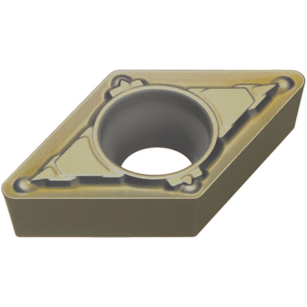 Turning Inserts; Relief Angle: 7.000 ; Insert Style: DCMT ; Corner Radius (mm): 0.80 ; Corner Radius (Inch): 1/32 ; Corner Radius (Decimal Inch): 0.0312 ; Included Angle: 55.00