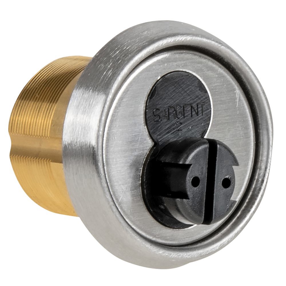 Cylinders; Type: Mortise ; Keying: Less Core ; Number of Pins: 6 ; Finish/Coating: Stainless Steel