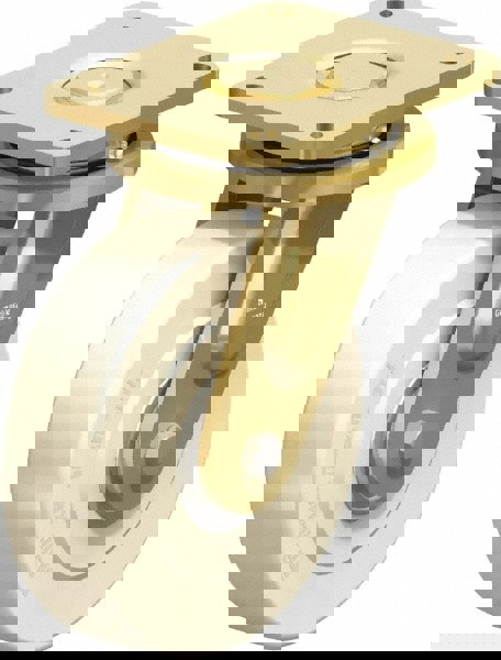 Swivel Top Plate Caster: Cast Nylon, 8