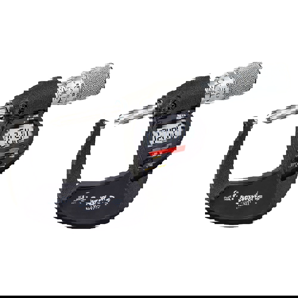 Screw Thread Micrometers; Minimum Measurement (mm): 0.00 ; Minimum Measurement (Decimal Inch): 0.0000 ; Maximum Measurement (mm): 25.00 ; Maximum Measurement (Decimal Inch): 1.0000 ; Operation Type: Electronic ; Thimble Type: Friction