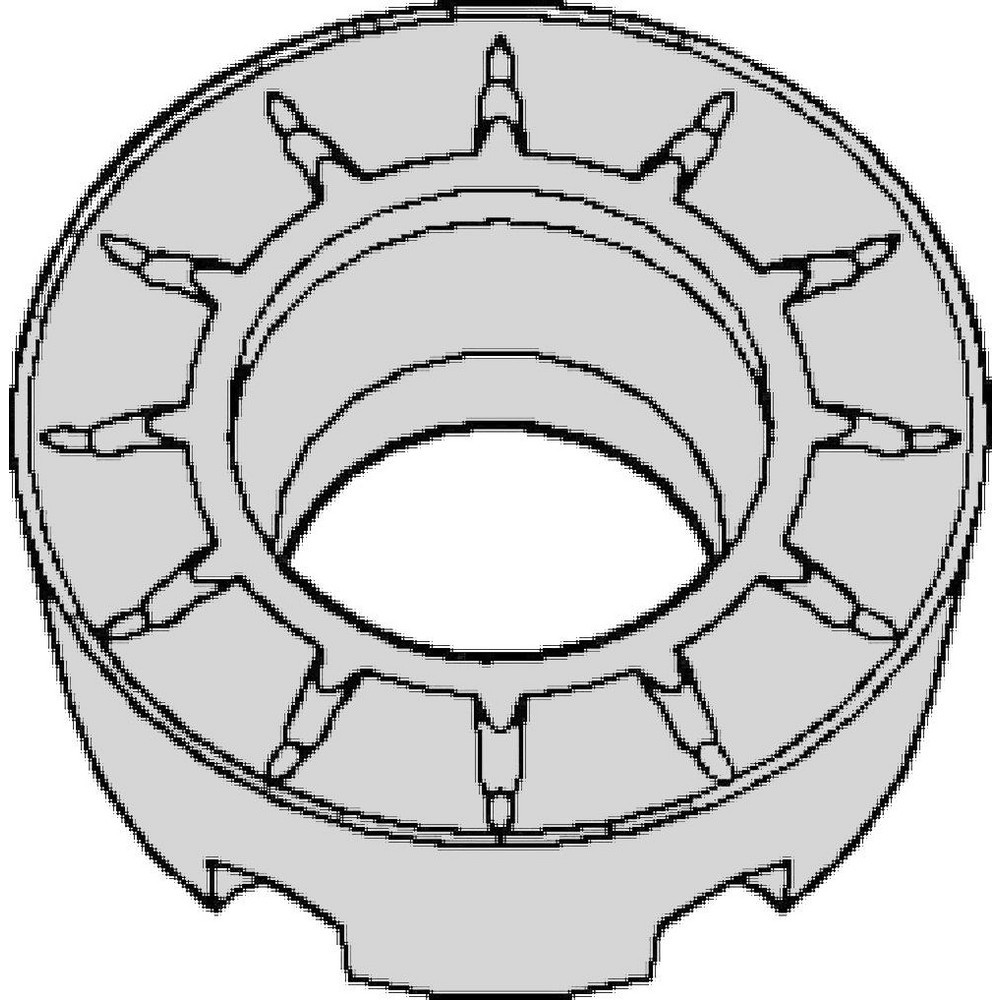 Milling Insert: RCMT1606M043M, WP35CM, Carbide