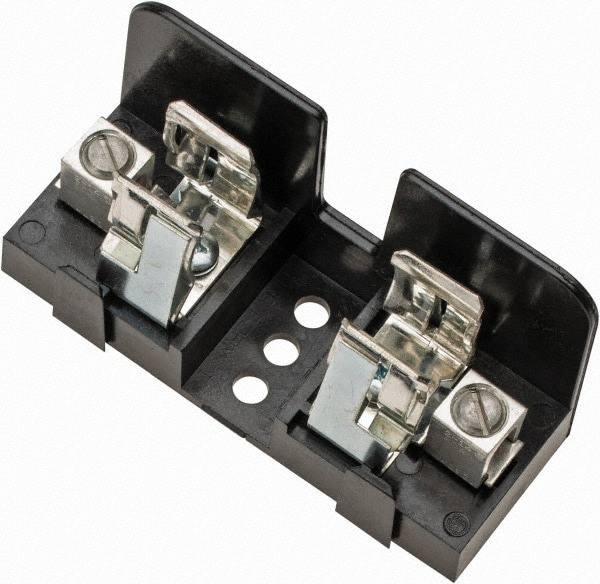 1, 2, 3 Pole, 14 to 2 AWG, 600 VAC/VDC, 60 Amp, Screw Mount Fuse Block