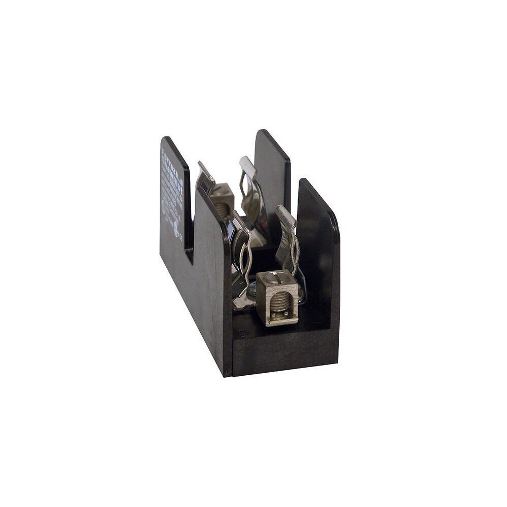 1 Pole, 14 to 2 AWG, 600 VAC/VDC, 60 Amp, Screw Mount Fuse Block