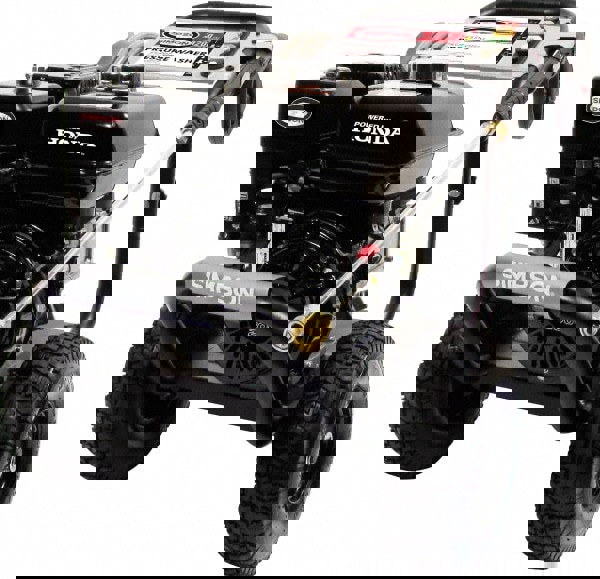 Pressure Washer: 3,300 psi, 2.5 GPM, Gas, Cold & Hot Water