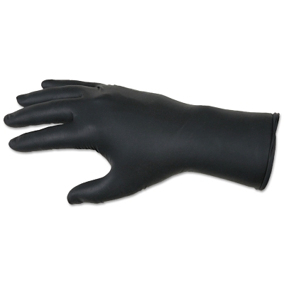 Disposable Gloves: Series Nitrishield, Size X-Large, 6.0 mil, Nitrile, Food Grade, Powder-Free
